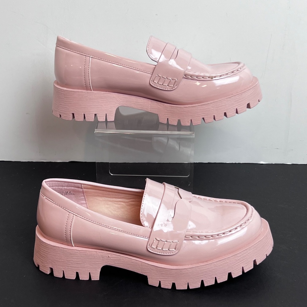 Bamboo Lug Sole Penny Loafers